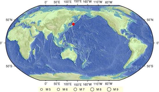 日本本州远海发生6.2级地震 震源深度10千米