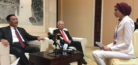 印尼总统特使卢胡特：希望越来越多中国企业去印尼投资