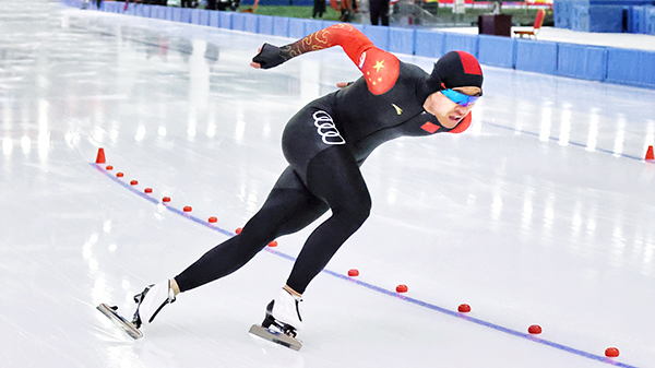 2022—2023賽季全國速度滑冰冠軍賽 黑龍江名將寧忠岩1000米奪冠