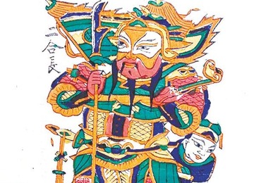 國外博物館新發現大量開封木版年畫珍品 其中多幅為孤品