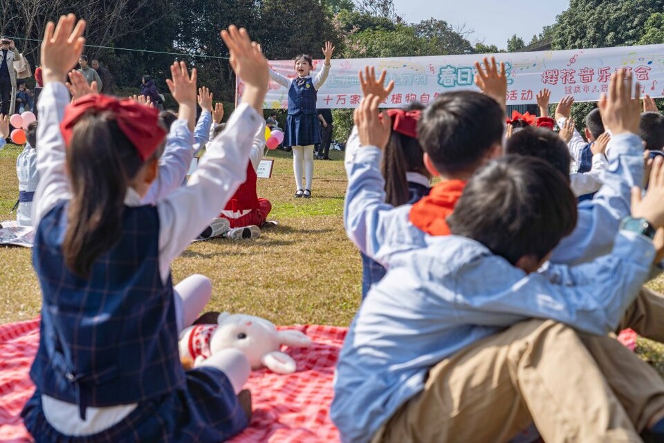 【转载】重庆：这场“樱花班会”充满“文艺范儿”
