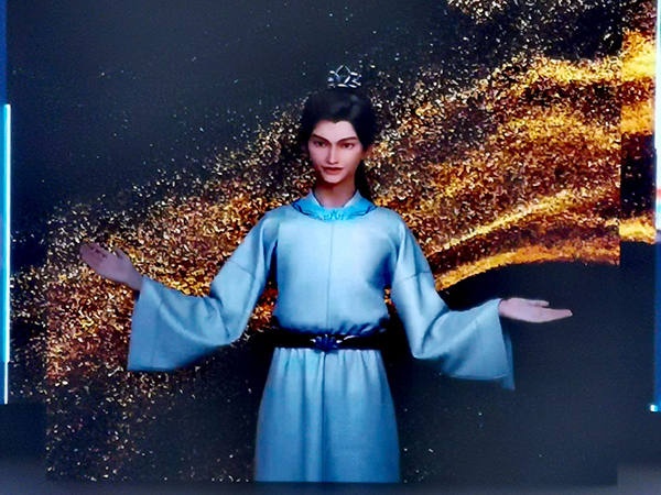 The World's First "Young Li Bai Digital Human" Debuts in Jiangyou City, Sichuan Province_fororder_图片 1