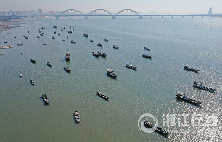 钱塘江流域进入禁渔期 渔民捕捞最后一网江鲜_fororder_W020230301294040927449