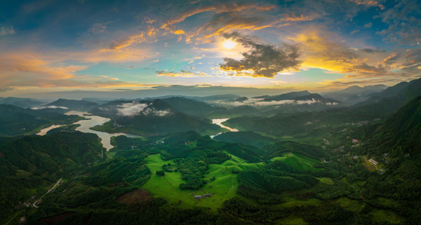 图集眉山洪雅茶园风景美如画