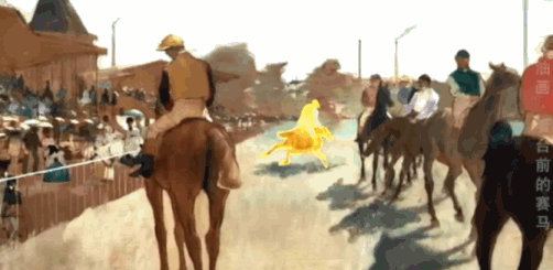 写意流畅 蓄势待发——《艺术里的奥林匹克》带您品鉴《看台前的赛马》中传统与创新的交融