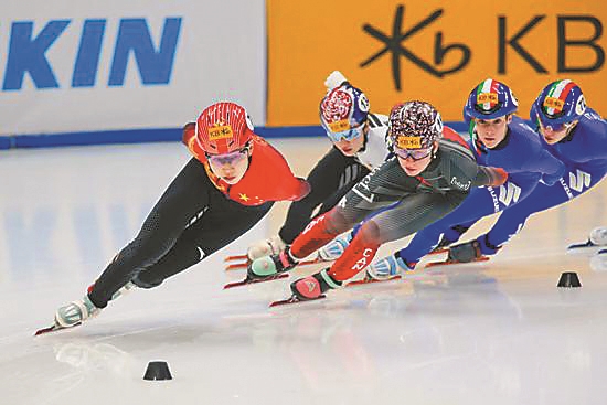 2023年短道速滑世锦赛 黑龙江省名将臧一泽获混合团体接力银牌