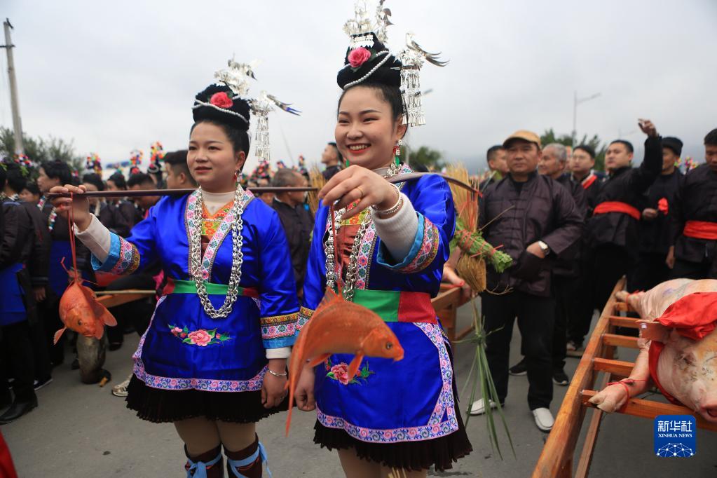 貴州榕江：侗族同胞歡慶“薩瑪節”