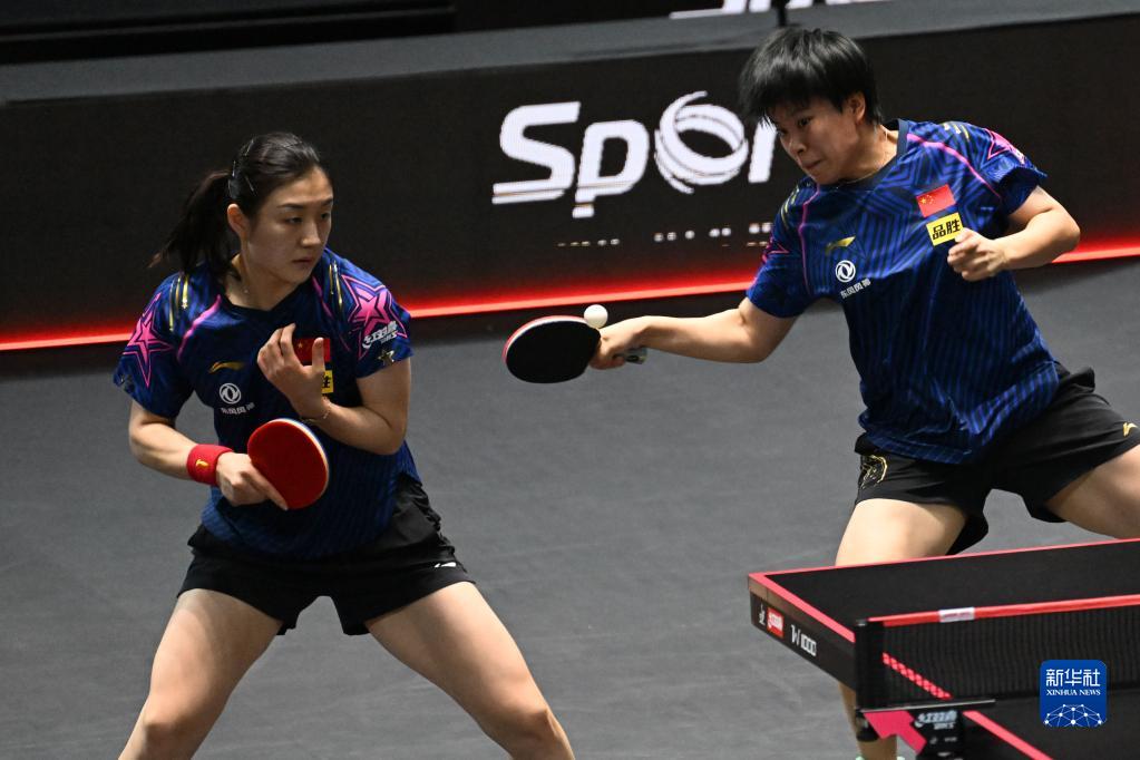 WTT新加坡大满贯：孙颖莎/王曼昱女双夺冠