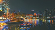 （轉載）成都：乘船遊錦江 越夜越精彩