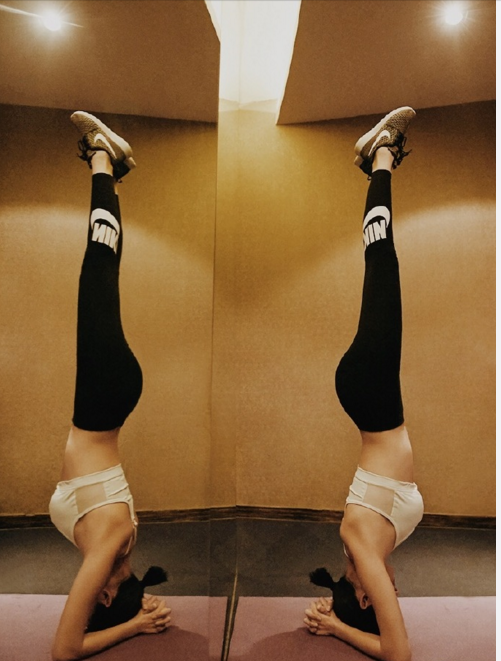 张俪微博晒性感健身照 张俪微博晒性感健身照