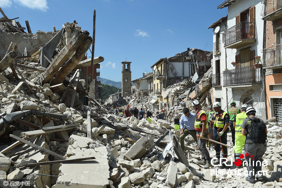 意大利地震死亡人數升至120人 震區仍時有餘震
