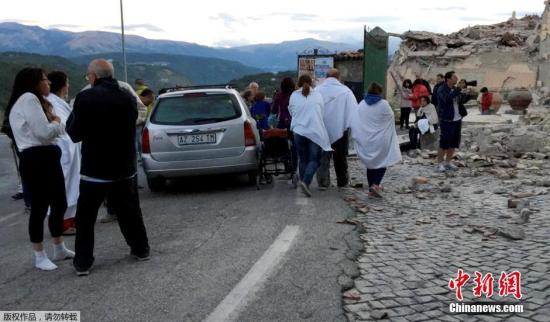 意大利地震至少120人遇難 災區似“但丁的地獄”