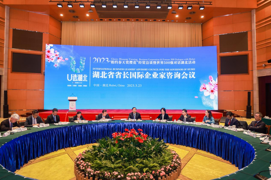 Executives of Transnational Corporations Dialogue with Hubei on Topic of 'Opening up'_fororder_图片2
