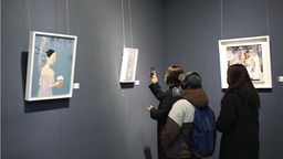 （圖）藝術點亮城市 “一元復始”2023遼寧小幅油畫作品展啟幕