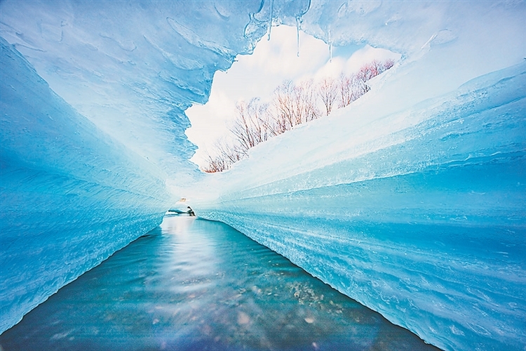 六旬龍江攝影家徐林 流連家鄉光影 極地追拍冰河