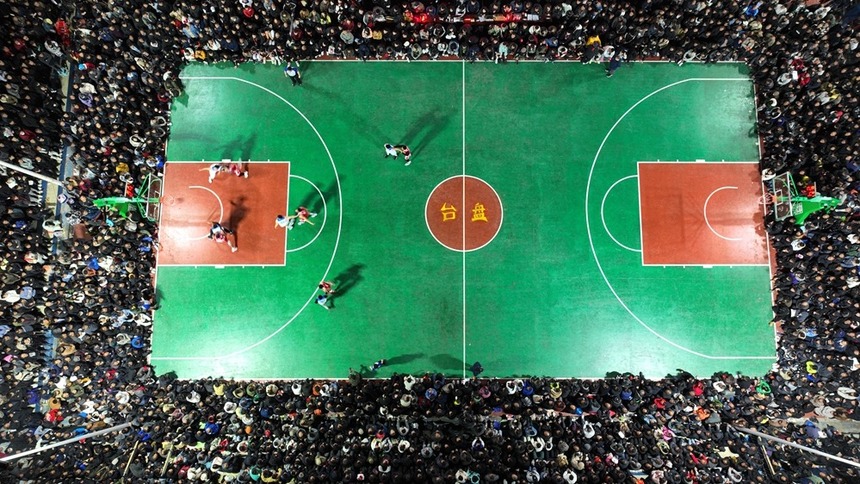 貴州省首屆“美麗鄉村”籃球賽總決賽正式開賽