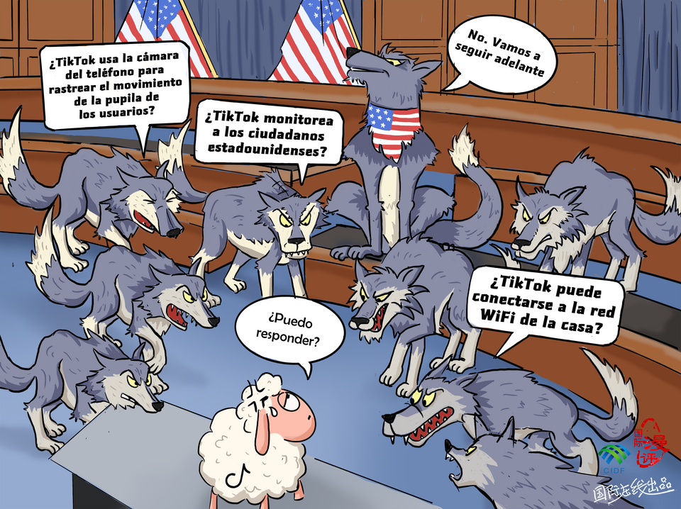 【Caricatura editorial】Una caza en Capitol Hill_fororder_西班牙语版！