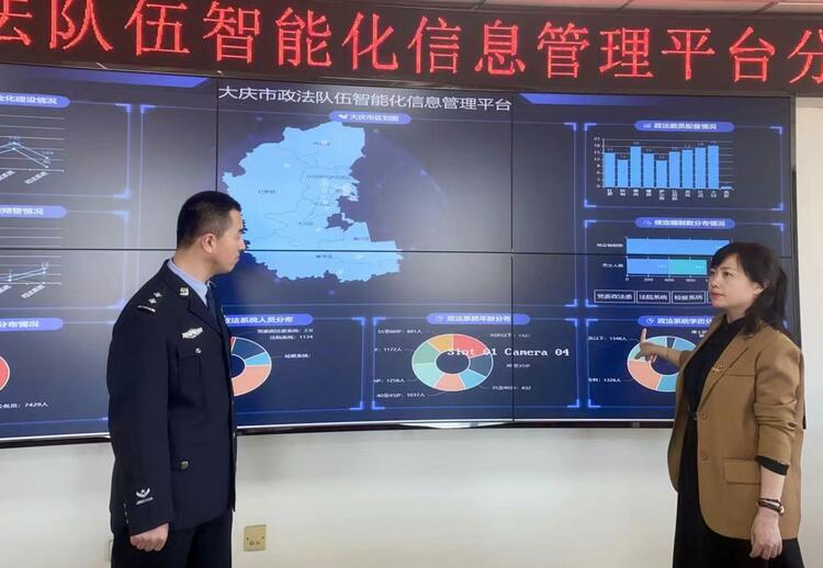 黑龍江首個政法隊伍智慧化信息管理平臺在大慶啟動