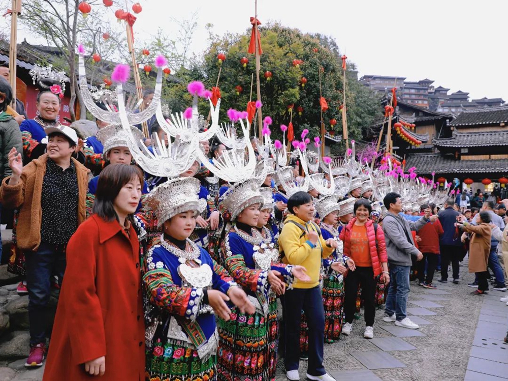 貴州西江千戶苗寨：民族文化展演進景區 全力助推5A景區創建_fororder_微信圖片_20230331154514