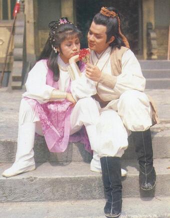 83版《射雕英雄傳》經典劇照，翁美玲之後再無黃蓉