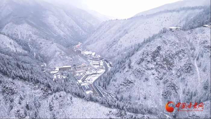 【輪播圖】蘭州榆中：春雪飄灑潤興隆 玉樹瓊花漫山開_fororder_2