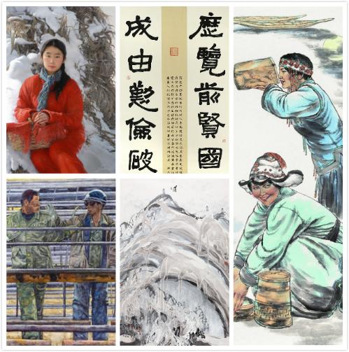 “慶祝新中國成立70週年美術作品展”舉辦
