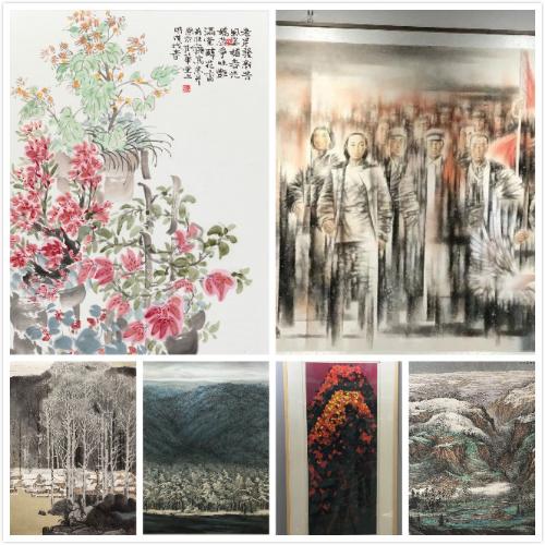 “慶祝新中國成立70週年美術作品展”舉辦