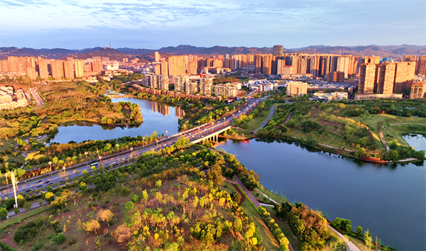 组图｜眉山仁寿：生态公园惠民生_fororder_仁寿城市湿地公园-供图-仁寿县委宣传部（5）