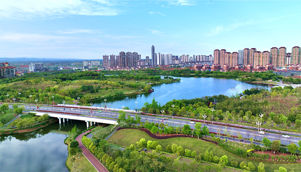 组图｜眉山仁寿：生态公园惠民生_fororder_仁寿城市湿地公园-供图-仁寿县委宣传部（2）