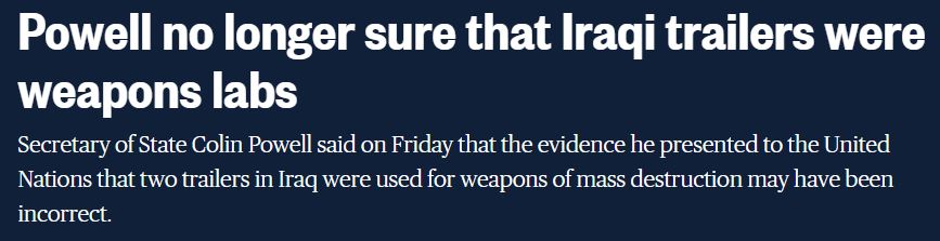 编造故事成了美情报部门的常规操作？！