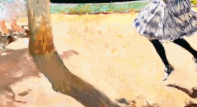 天真灵动 溢彩流光——《艺术里的奥林匹克》带您品鉴油画《跳绳》中凝固的光影之美