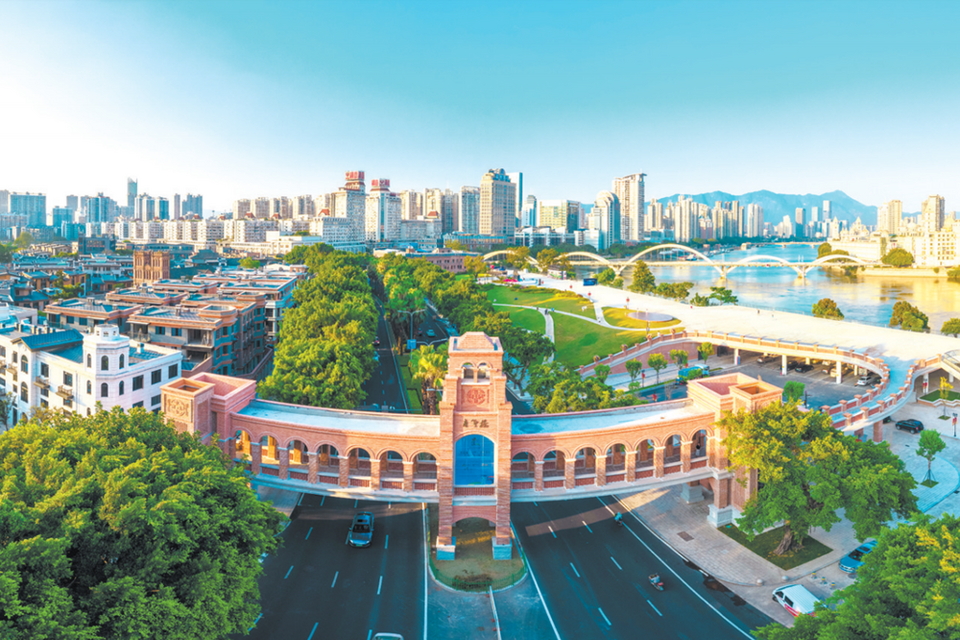 福州把闽江之心攀讲好