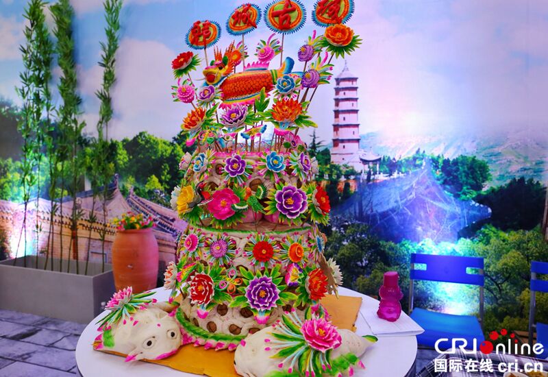 西安丝绸之路国际博览会上的“美食艺术”