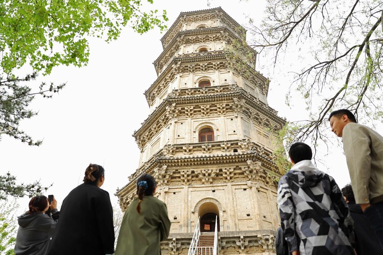 河北涿州千年古塔智度寺塔對外開放