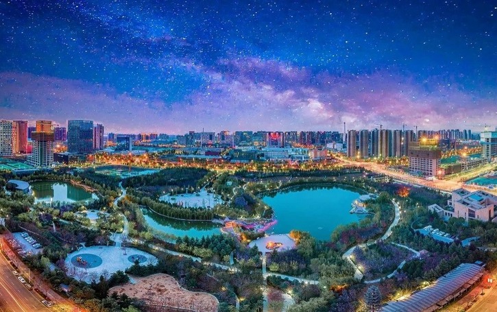 Night View of Xi'an Aerospace Base_fororder_七、品质航天