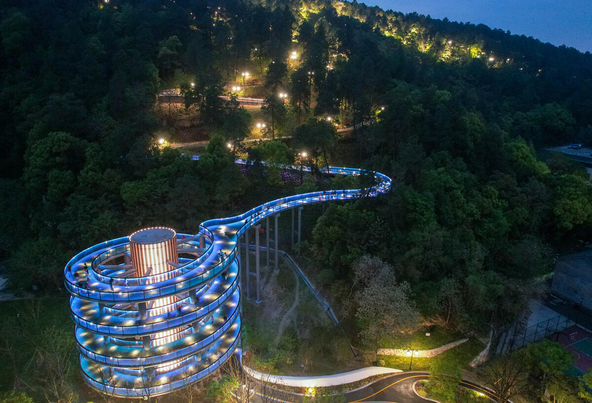 杭州临平山360度旋转绿道惊艳亮相_fororder_W020230415331901469486