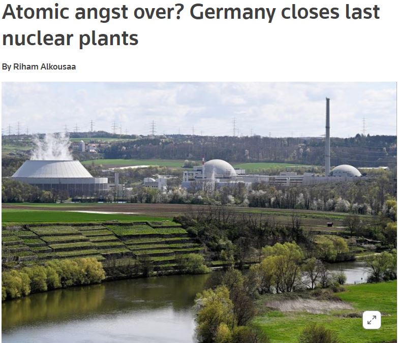 德国结束“核能时代” 欧洲能源转型陷入困境