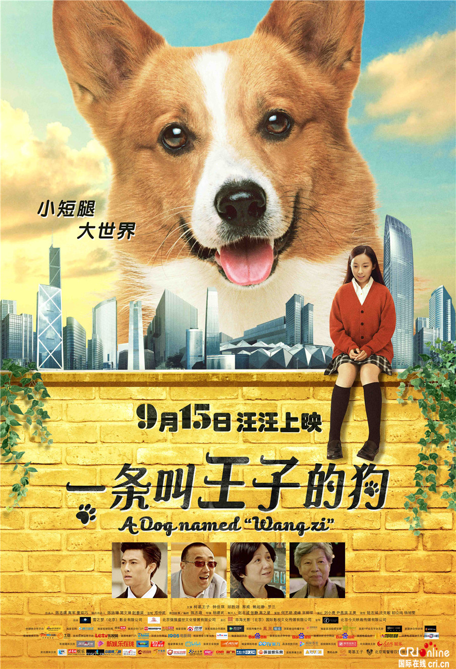 《一条叫王子的狗》曝终极海报 柯基王子学生妹暖萌搭配