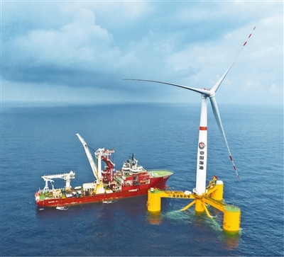 海上风电走向深远海——观澜”并网 输送绿电
