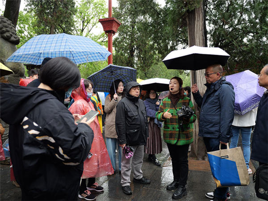 走进中岳嵩山领略少林文化 境外旅行商河南“踩线”忙_fororder_图片9