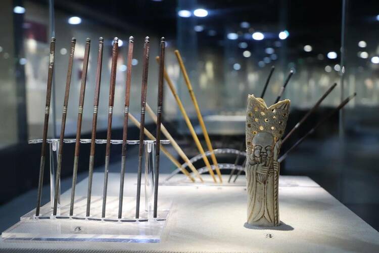 “筷子春秋——旅順博物館藏中國箸文化展”在防城港展出