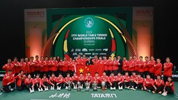国乒包揽德班世乒赛五冠