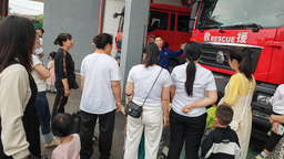 赣州宁都消防：亲子团走进消防站 参观学习消防安全知识
