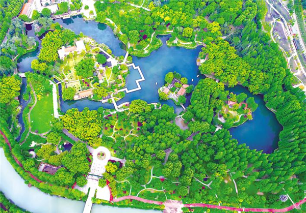 武汉市青山公园导览图图片