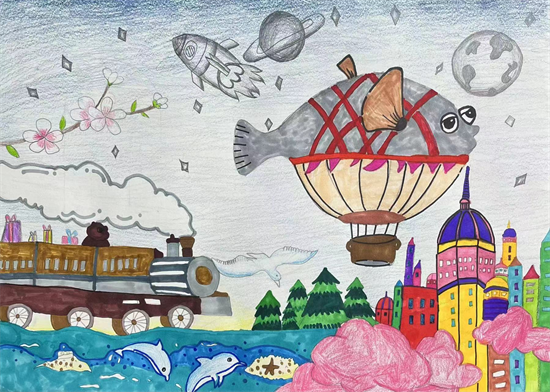 沈阳市第四届儿童生态环保绘画大赛收到近千幅作品 尽显沈阳生态之美_fororder_图片11