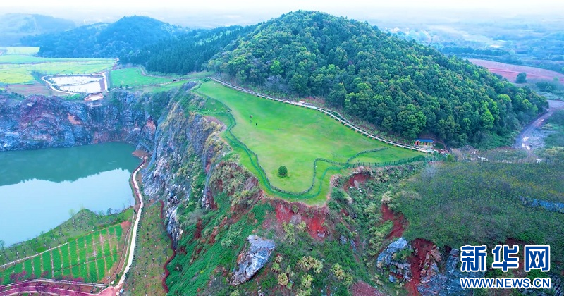 廢棄礦山變景區 武漢江夏靈山的生態奇跡