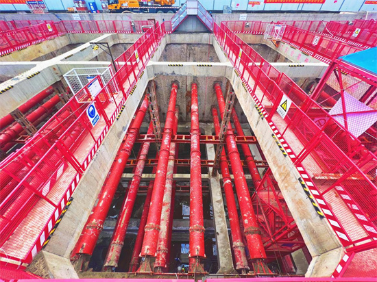 南京地铁11号线一期工程浦口万汇城站底板浇筑完成_fororder_图片11