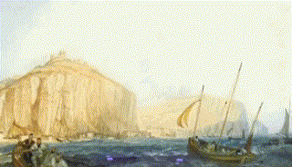 海浪激荡 风帆扬起——《艺术里的奥林匹克》带您感受油画《向风而行的帆船赛》里的力量和勇气