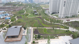 重庆涪陵新城高铁片区轴线公园即将建成开放