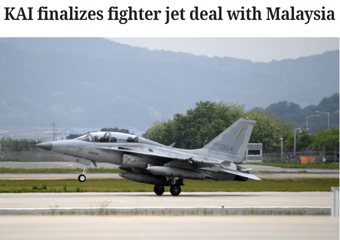 韩国战机热销东南亚 背后隐藏美国军火布局